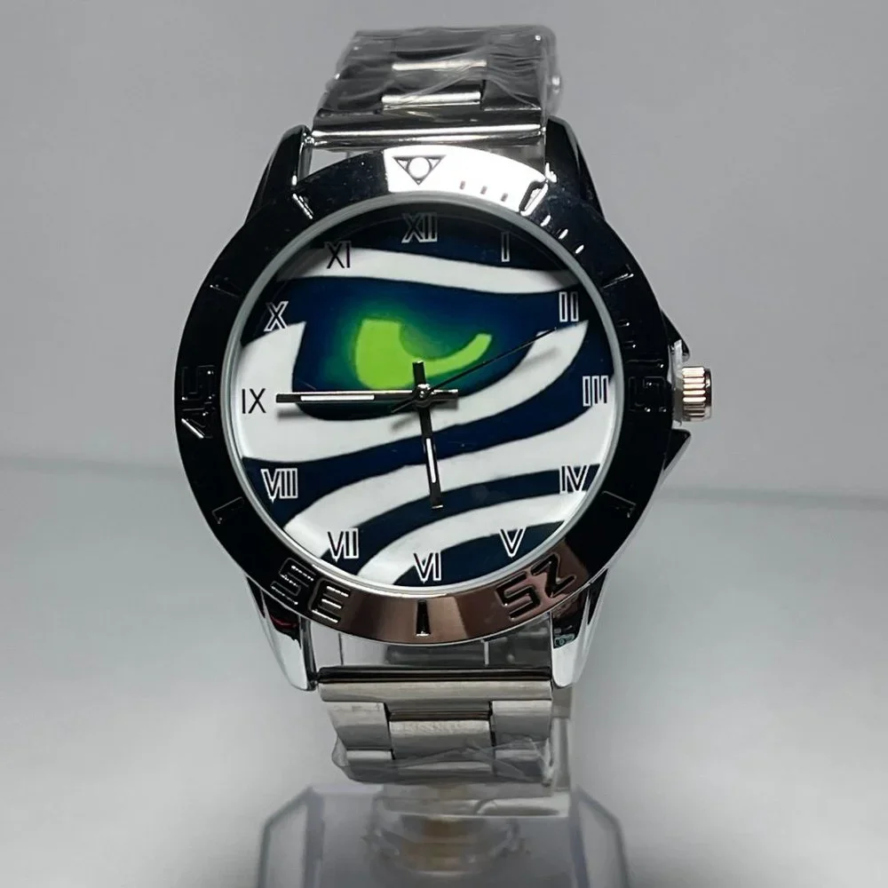 Seattle Seahawks NFL Stainless Steel Men's Watch NEW!!